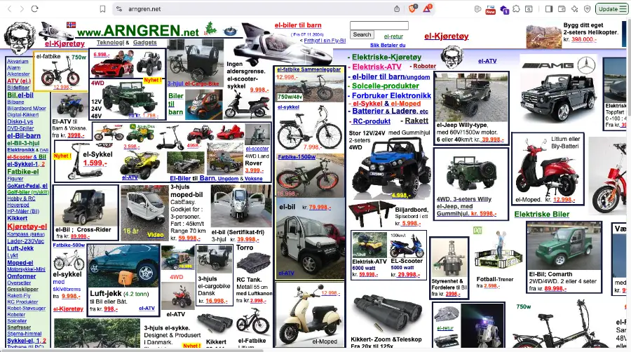 Arngren net Bruker opplevelse
