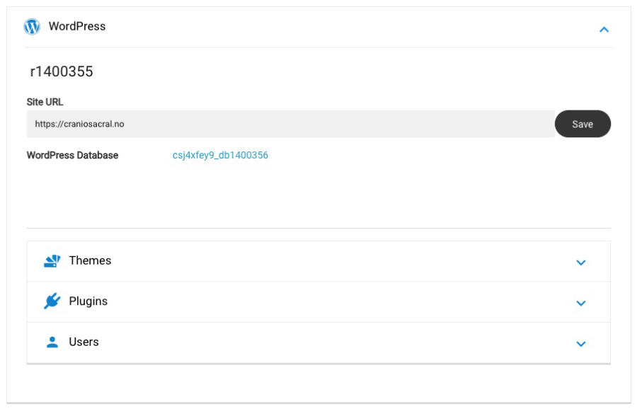 WordPress installasjon i kontrollpanelet hos ProISP